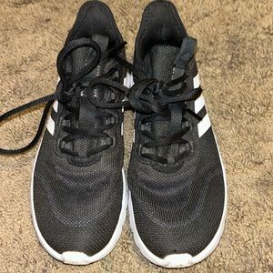 Black and white Adidas